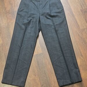 VINTAGE CHRISTIAN DIOR MONSIEUR  mens dress pants SIZE 36x30 COLOR GREY CP21